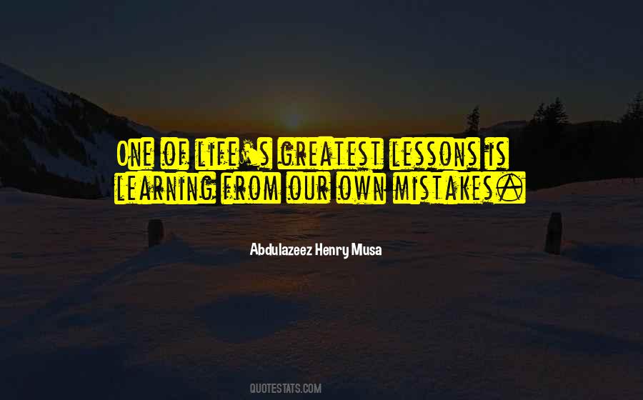 Abdulazeez Henry Musa Quotes #340912