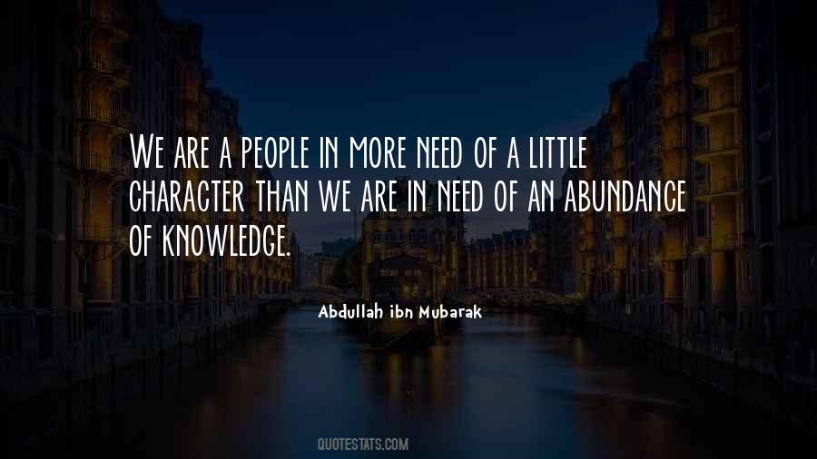 Abdullah Ibn Mubarak Quotes #203675