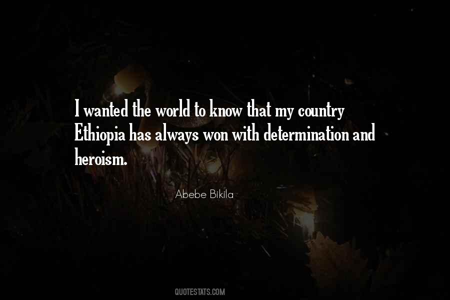 Abebe Bikila Quotes #1863712