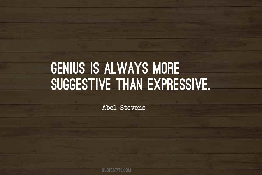 Abel Stevens Quotes #1640768