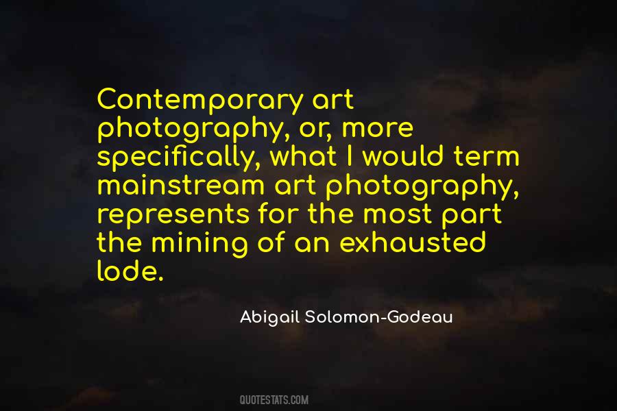 Abigail Solomon-Godeau Quotes #245379