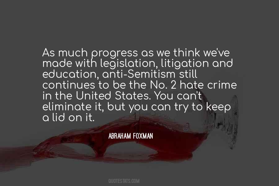 Abraham Foxman Quotes #106987