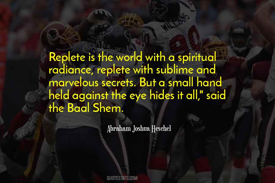 Abraham Joshua Heschel Quotes #1179168
