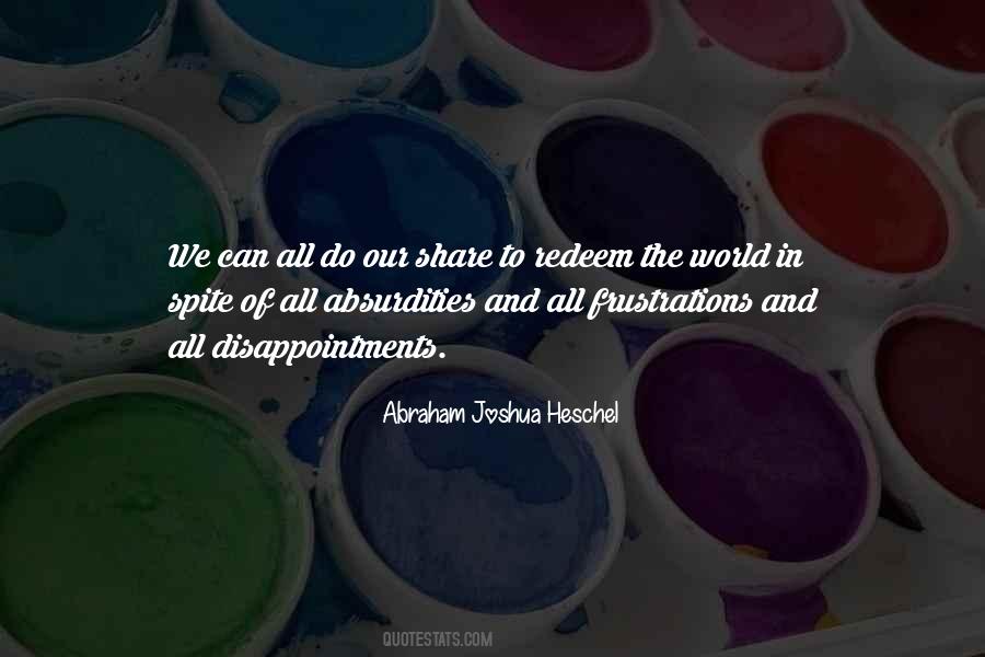 Abraham Joshua Heschel Quotes #380045