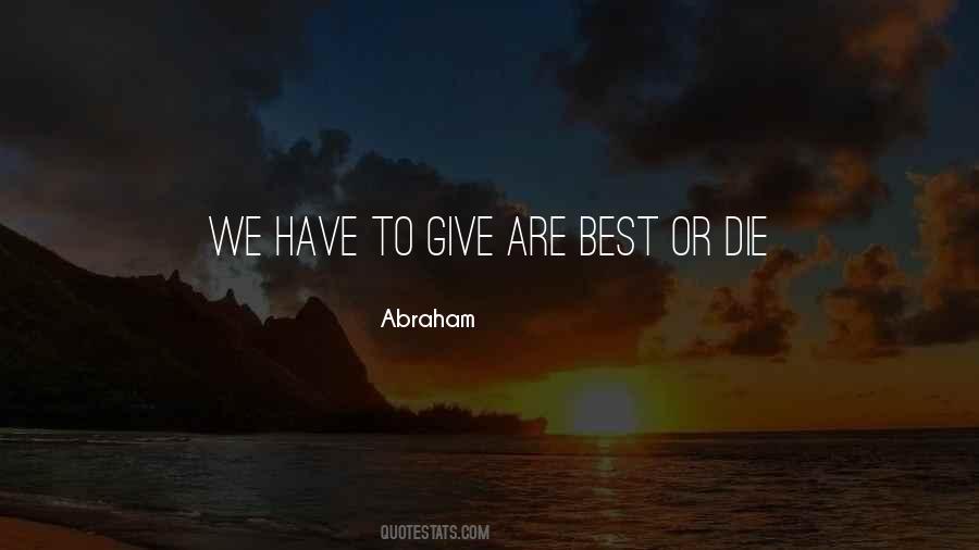 Abraham Quotes #437171