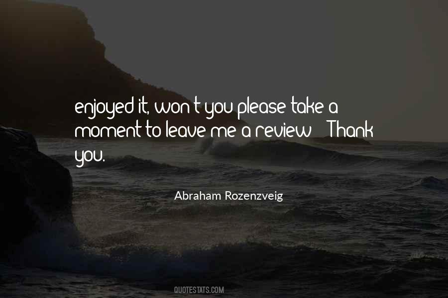 Abraham Rozenzveig Quotes #1289333