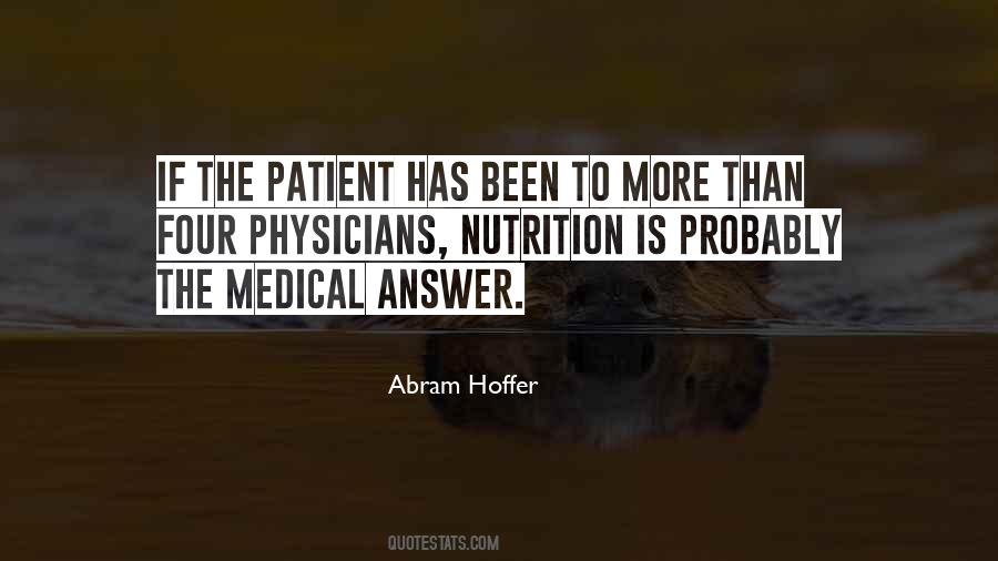 Abram Hoffer Quotes #1029369