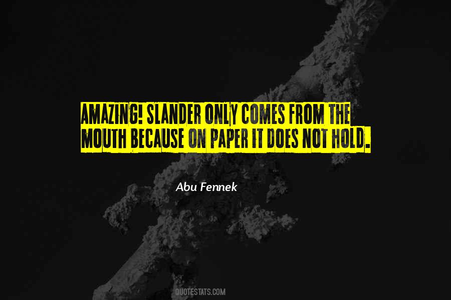 Abu Fennek Quotes #929435