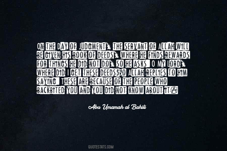 Abu Umamah Al Bahili Quotes #379449 Abu Umamah Al Bahili Quotes #379449