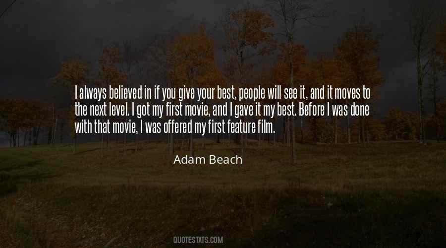 Adam Beach Quotes #1815737