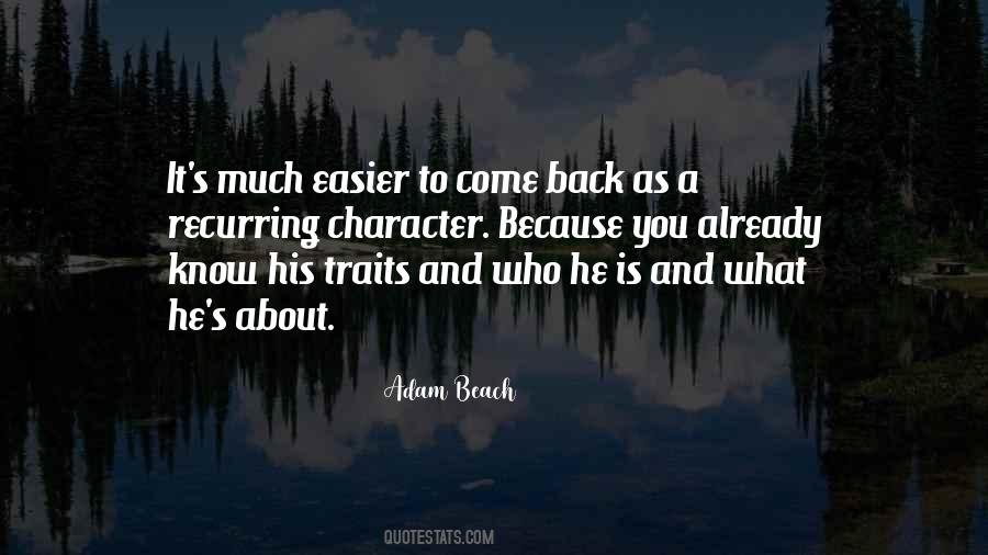 Adam Beach Quotes #350487