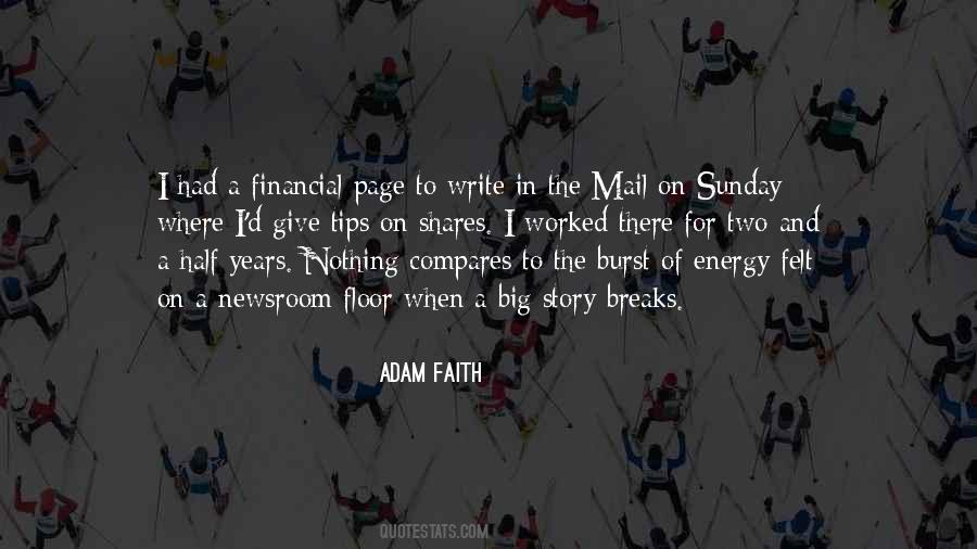 Adam Faith Quotes #1814814