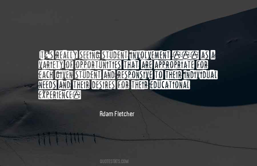 Adam Fletcher Quotes #297707