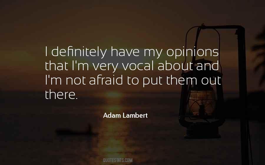Adam Lambert Quotes #1121736
