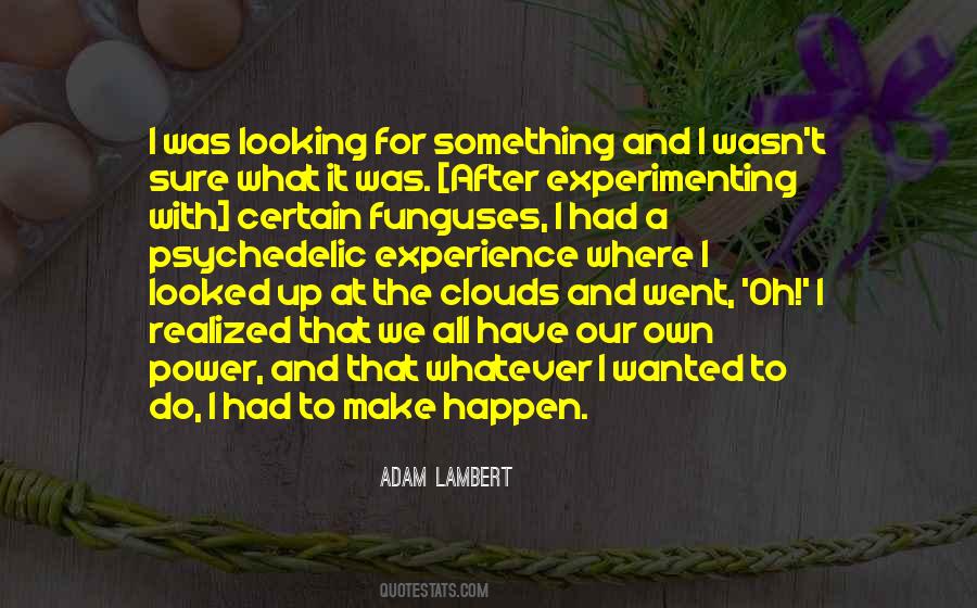 Adam Lambert Quotes #324287