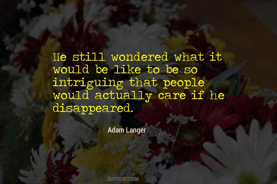 Adam Langer Quotes #1065633