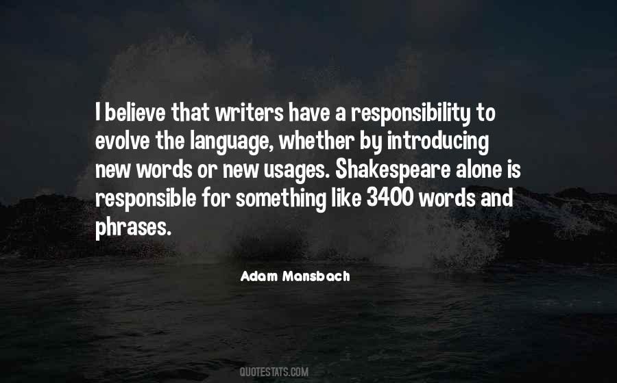 Adam Mansbach Quotes #1574967