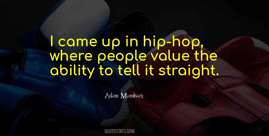 Adam Mansbach Quotes #206054