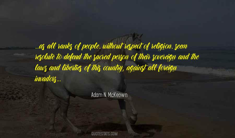 Adam N. McKeown Quotes #817458