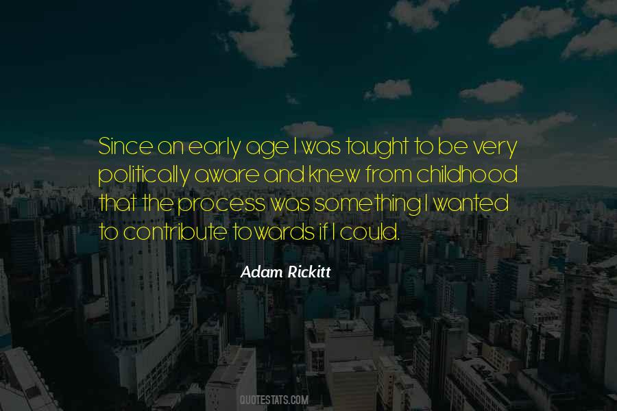 Adam Rickitt Quotes #831367