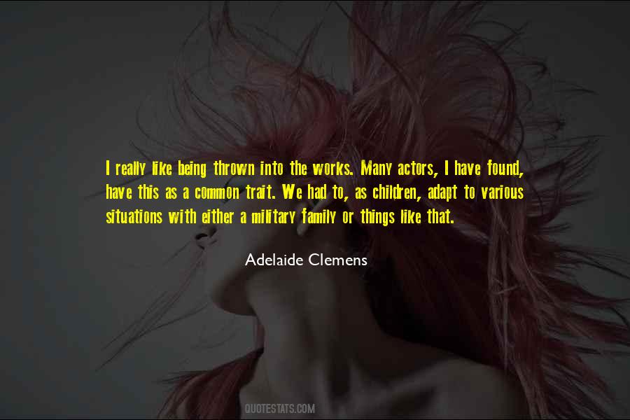 Adelaide Clemens Quotes #111905