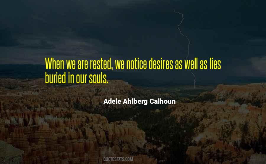 Adele Ahlberg Calhoun Quotes #1529781