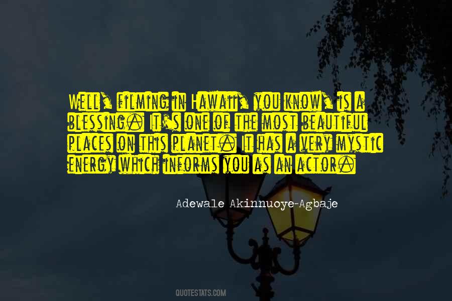 Adewale Akinnuoye-Agbaje Quotes #694320