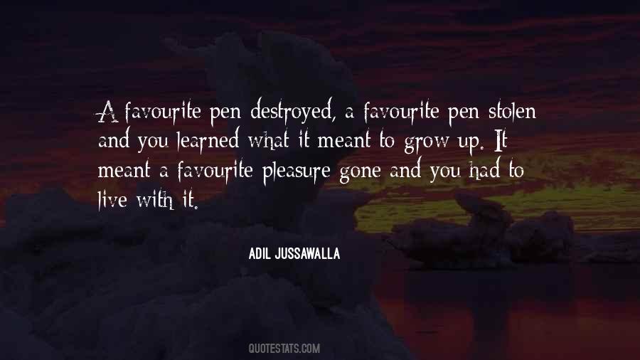 Adil Jussawalla Quotes #272771