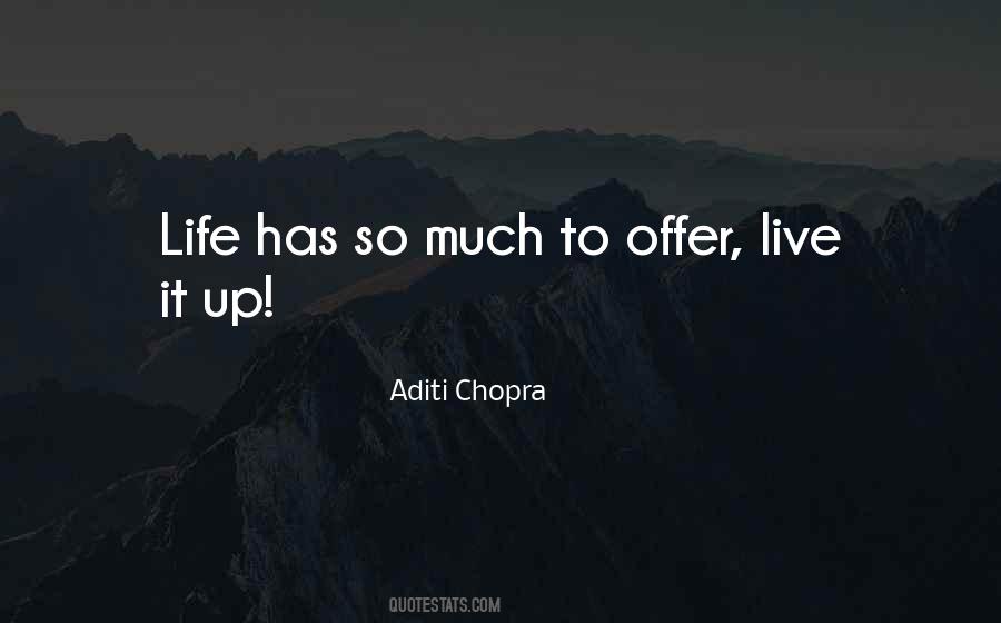 Aditi Chopra Quotes #182244 Aditi Chopra Quotes #182244