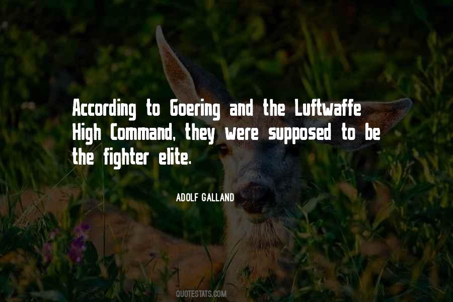 Adolf Galland Quotes #1083025