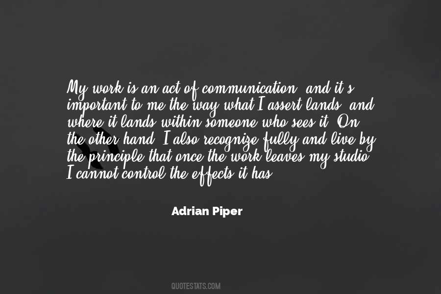 Adrian Piper Quotes #1011265