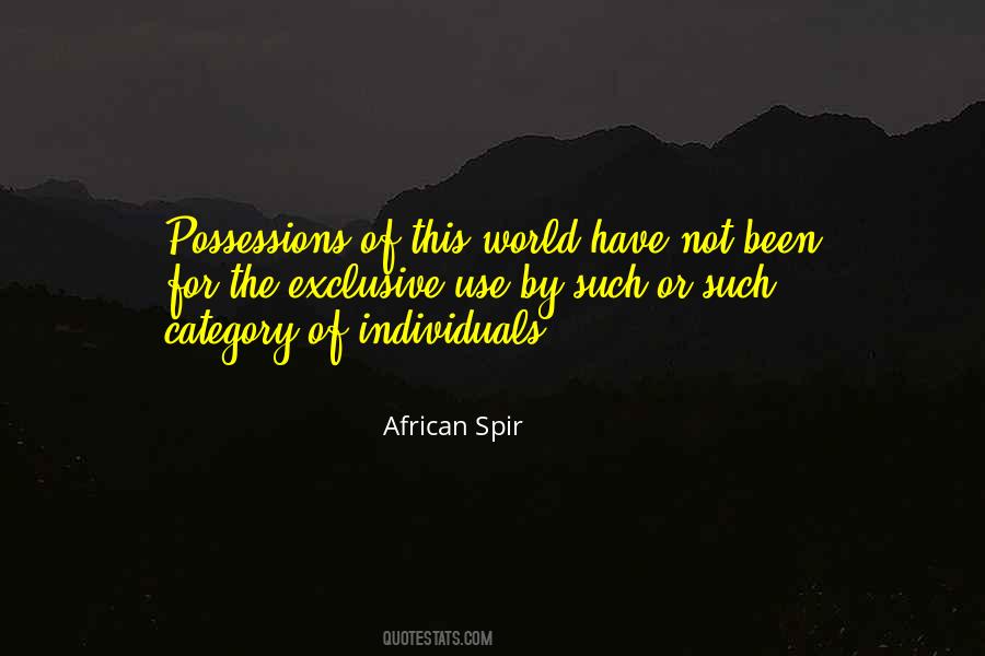 African Spir Quotes #1632112