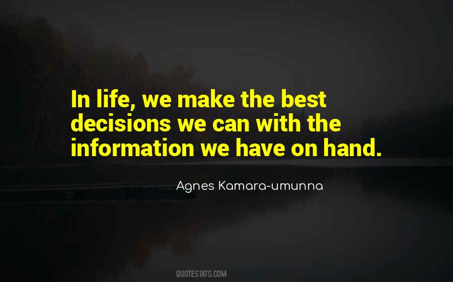 Agnes Kamara-umunna Quotes #1764172