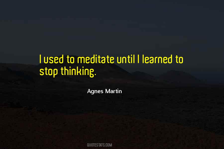 Agnes Martin Quotes #1013598