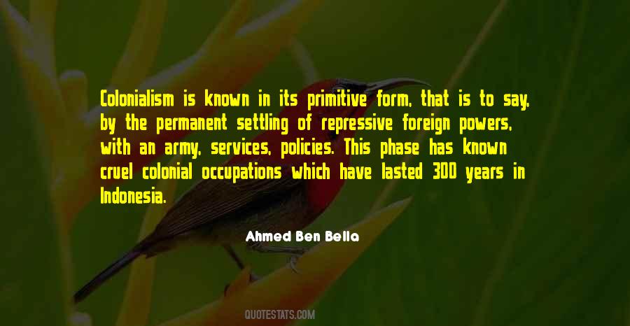 Ahmed Ben Bella Quotes #1353143