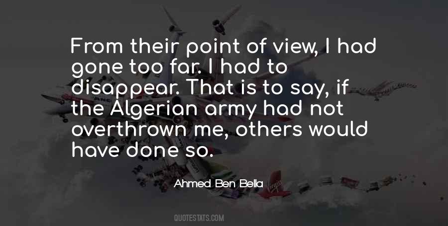 Ahmed Ben Bella Quotes #664702