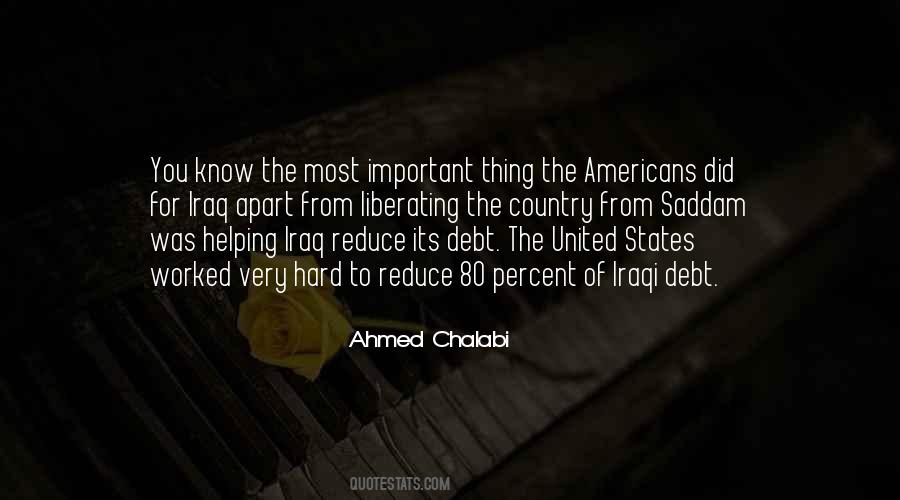 Ahmed Chalabi Quotes #1578084