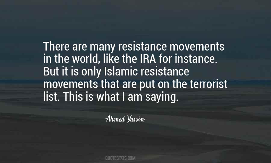 Ahmed Yassin Quotes #1848149