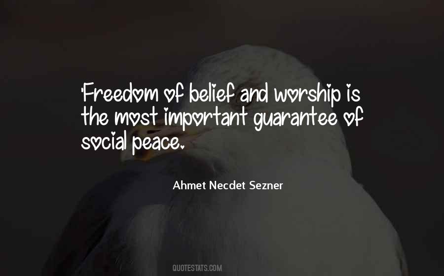 Ahmet Necdet Sezner Quotes #492635