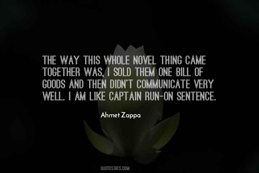 Ahmet Zappa Quotes #1399270