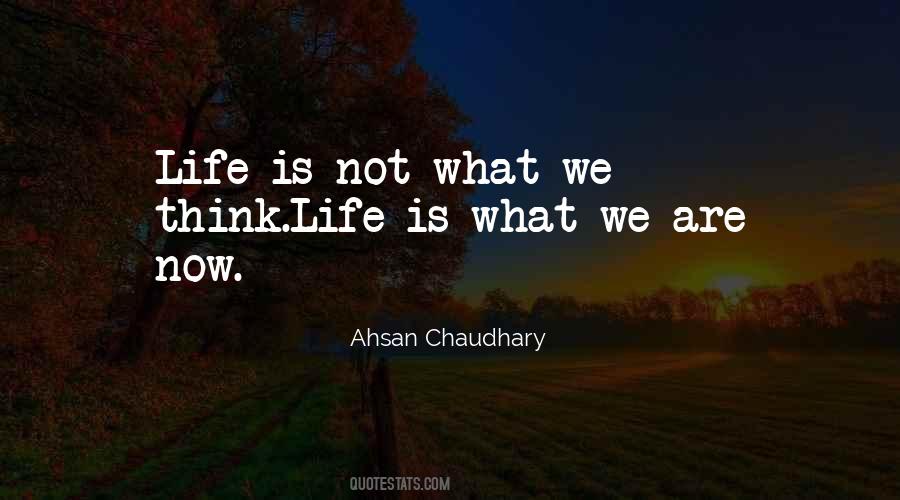 Ahsan Chaudhary Quotes #611025