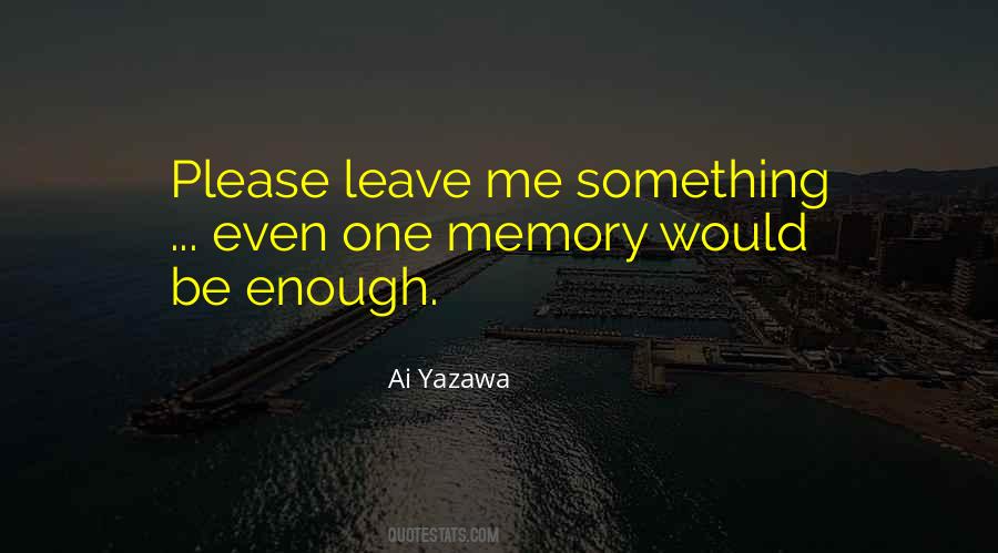 Ai Yazawa Quotes #165338