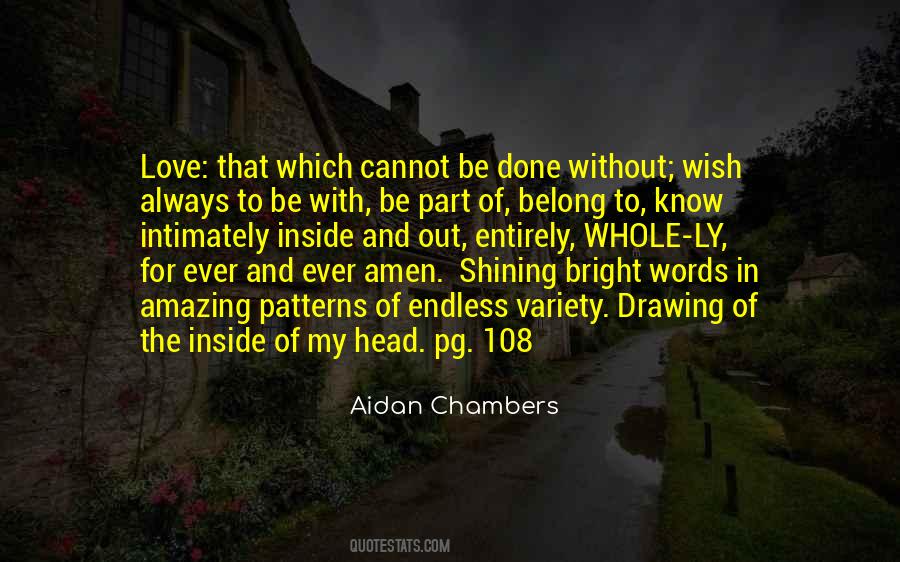 Aidan Chambers Quotes #168075