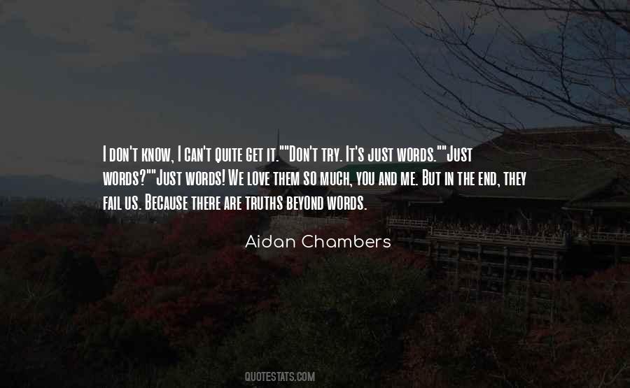 Aidan Chambers Quotes #306560