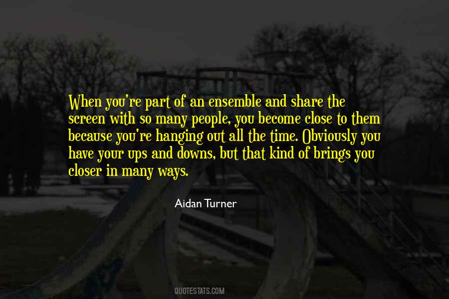 Aidan Turner Quotes #1252740