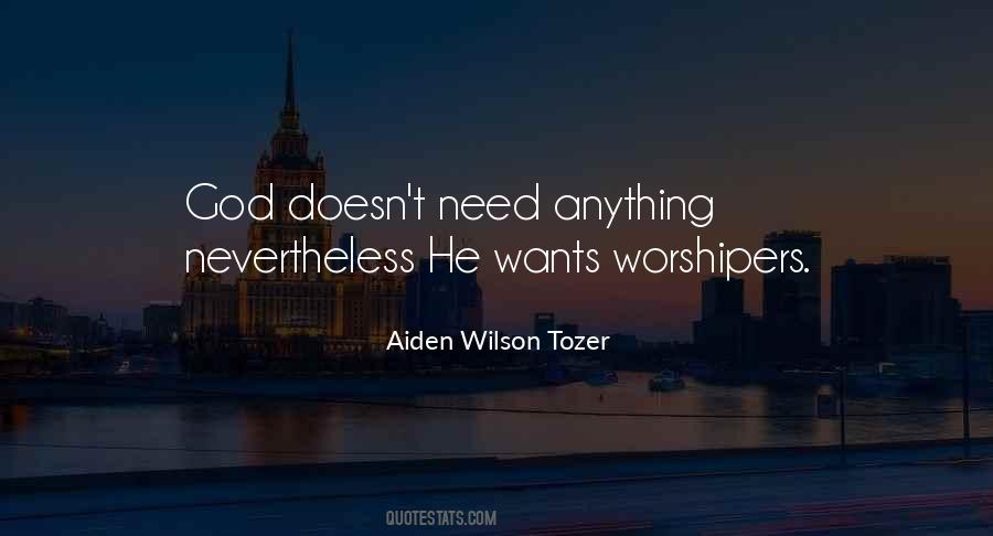 Aiden Wilson Tozer Quotes #814451