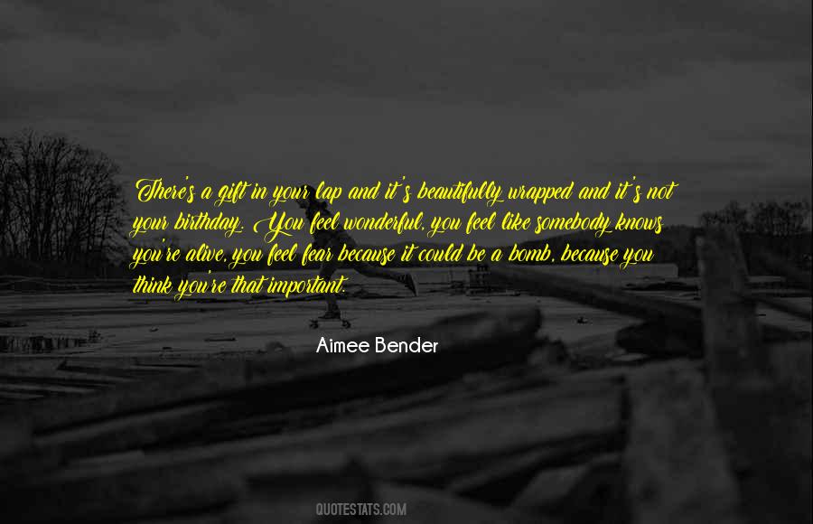 Aimee Bender Quotes #1103163