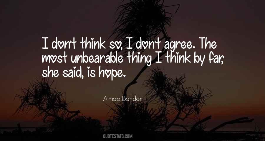 Aimee Bender Quotes #1171872