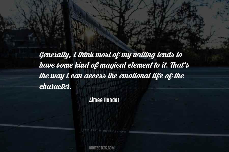 Aimee Bender Quotes #1370724