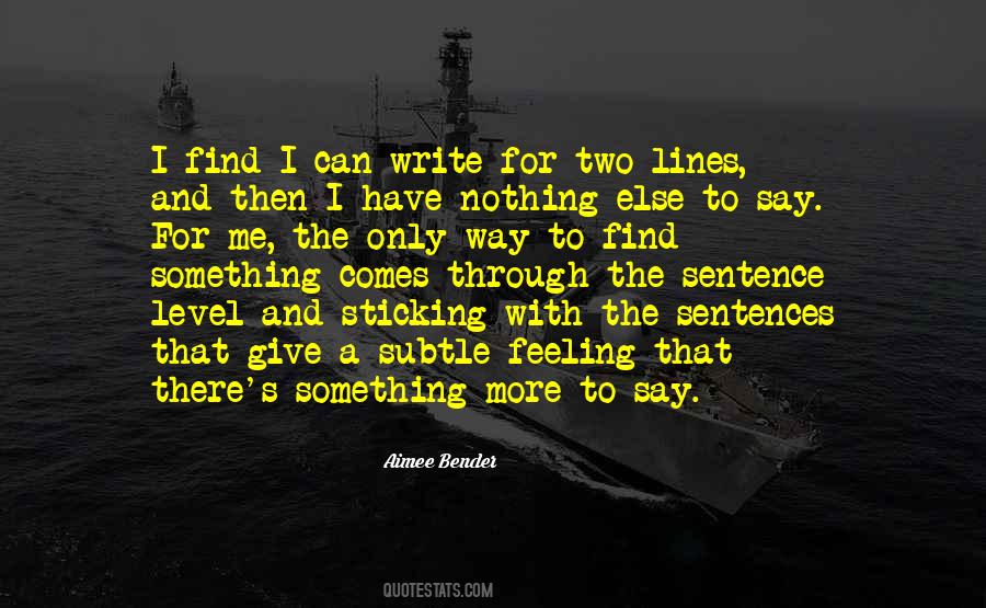 Aimee Bender Quotes #1450895
